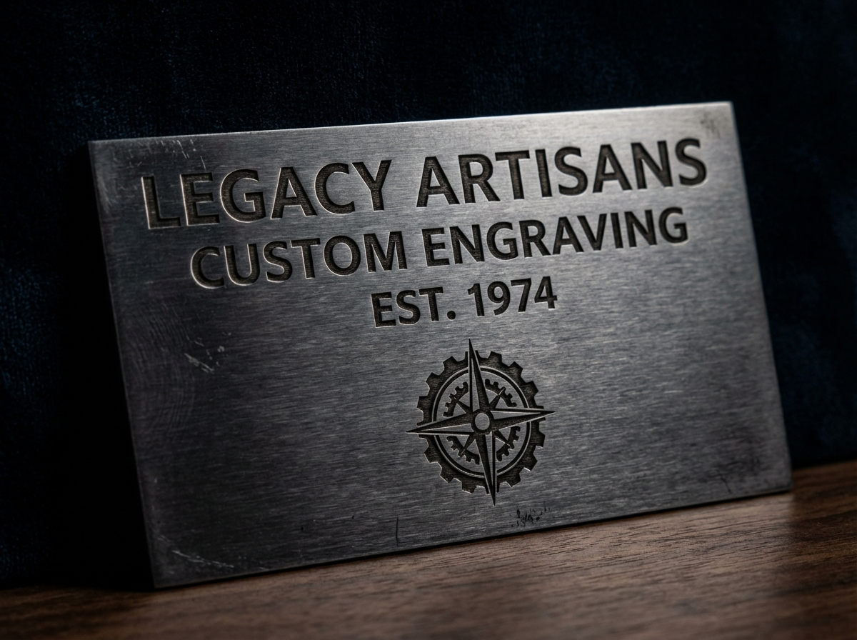 Custom engraved plaque